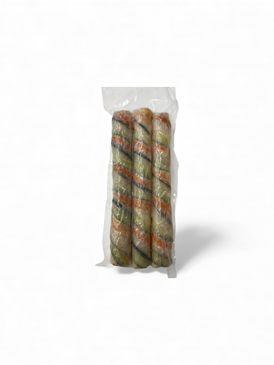 写真：三色手綱巻3本入　（海老・サヨリ・胡瓜）